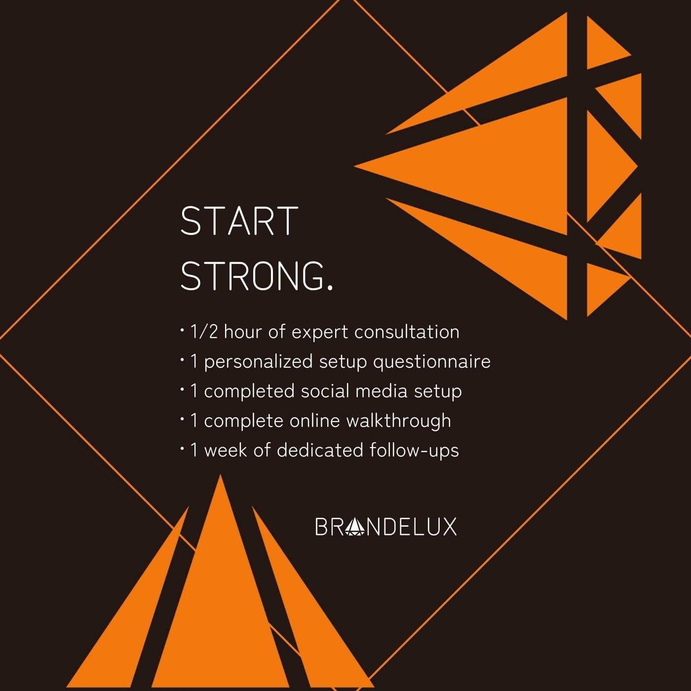Social Media Setup | Signature Service by Brandelux